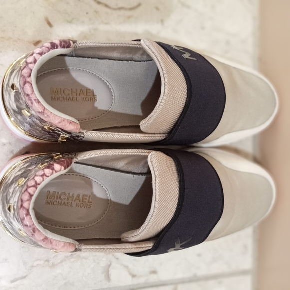 All new Michael Kors style sneakers worn one time. - Picture 3 of 4